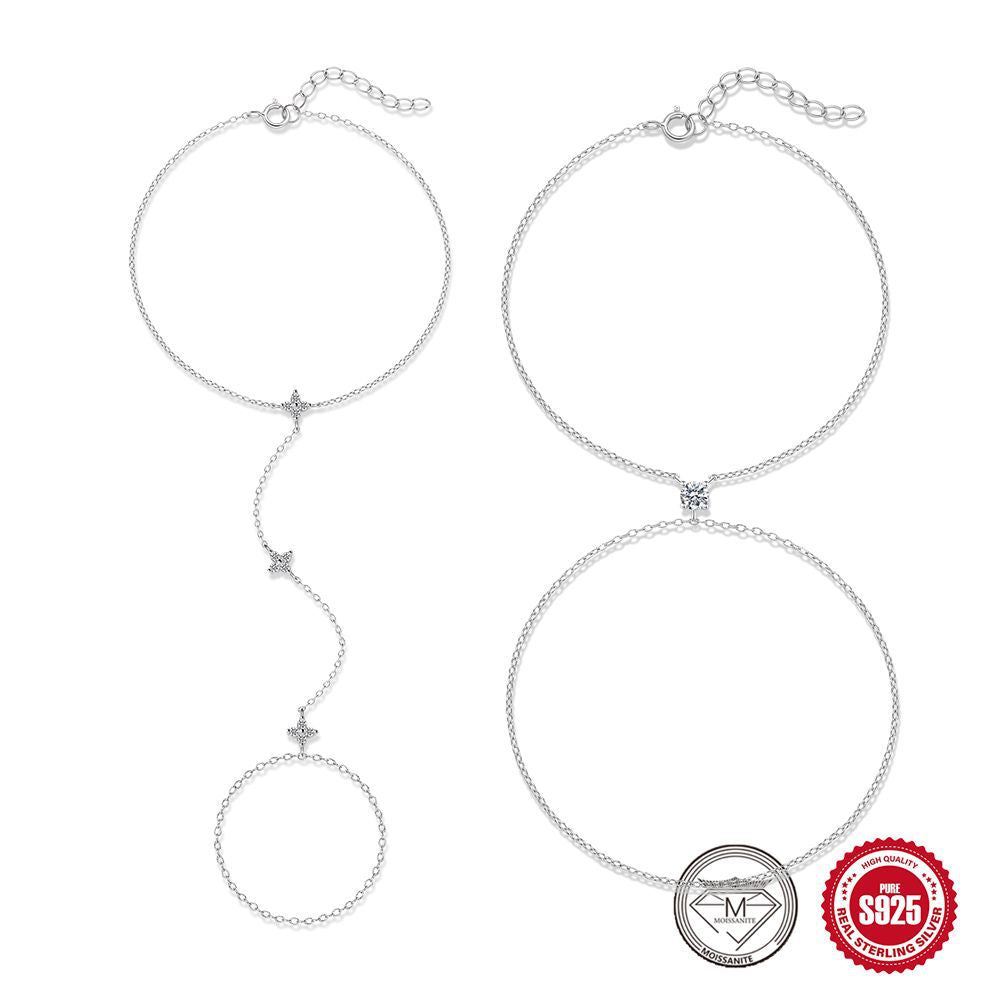 Moissanite Stackable Bracelet – image 4