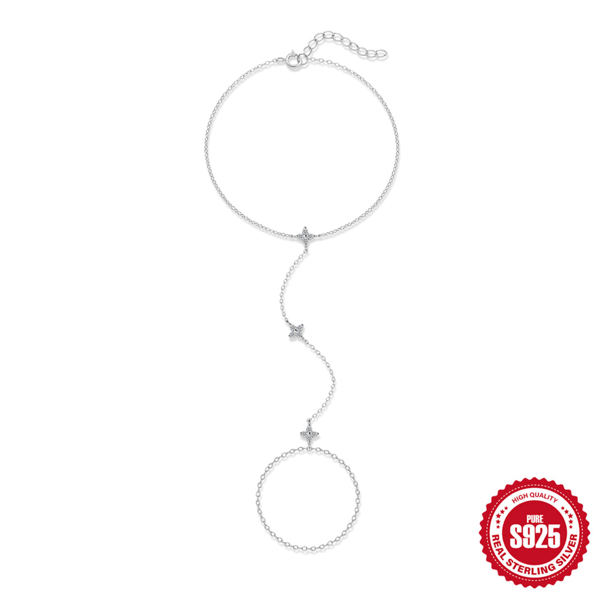 Moissanite Stackable Bracelet – image 6