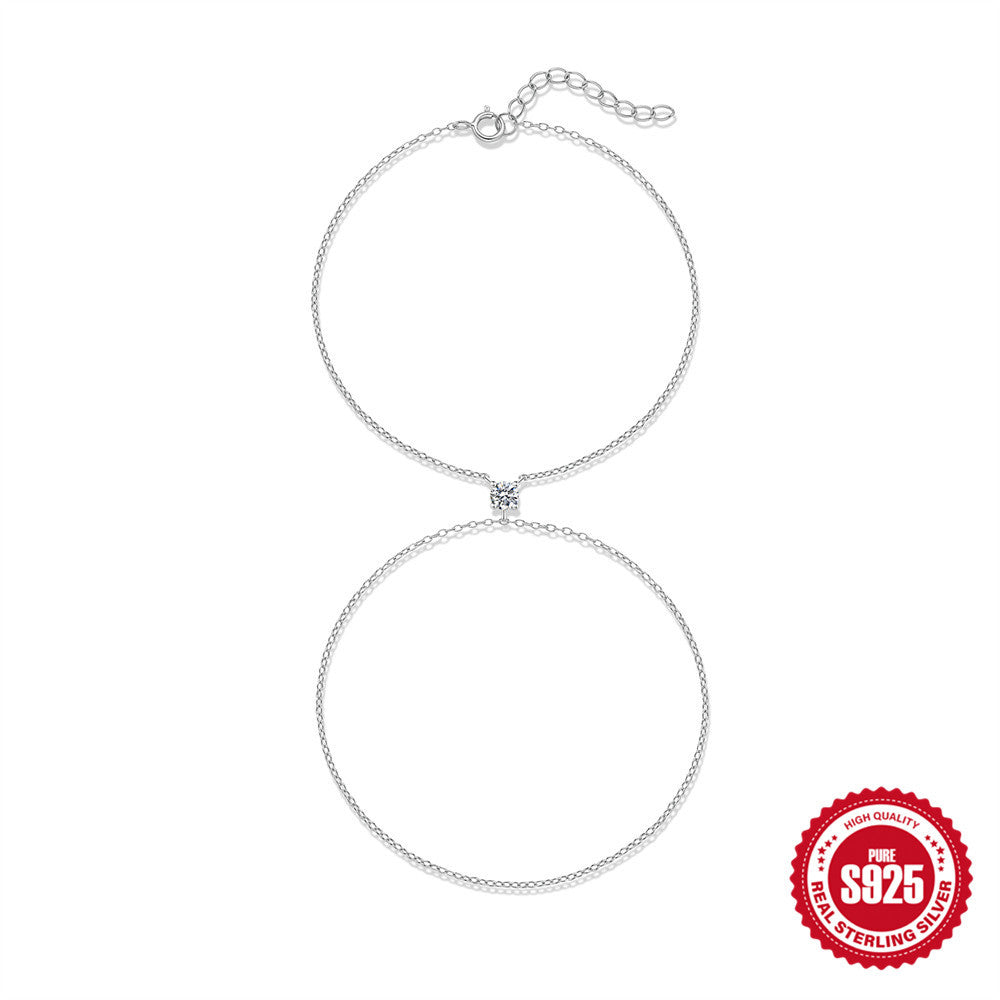 Moissanite Stackable Bracelet – image 7