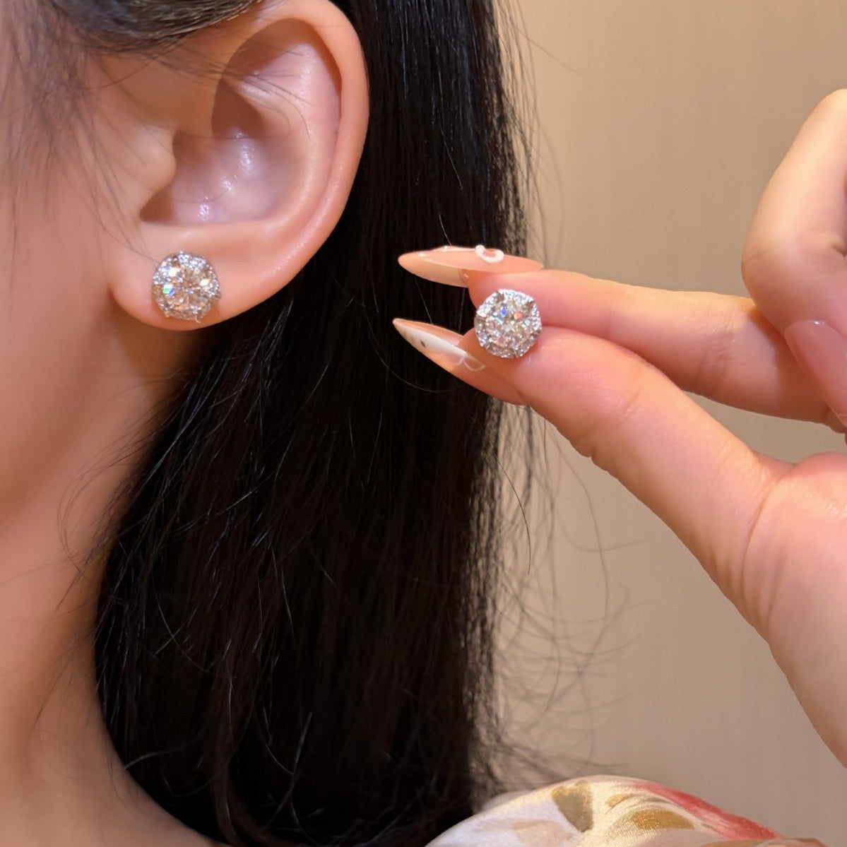 Moissanite Stud Earrings YCE896 – wholesale moissanite jewelry