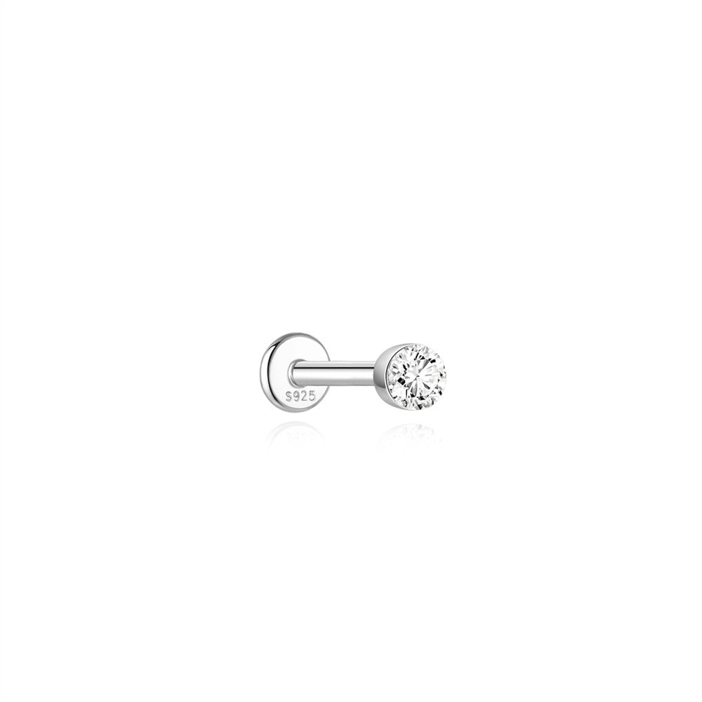 Moissanite Threaded Cartilage Stud – image 10