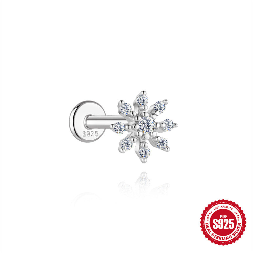 Moissanite Threaded Cartilage Stud – image 16