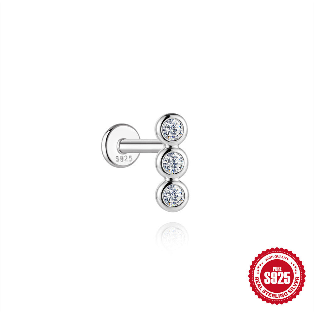 Moissanite Threaded Cartilage Stud – image 18