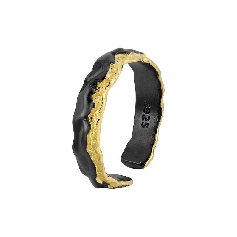 Molten Lava Two-Tone Open Ring – image 6