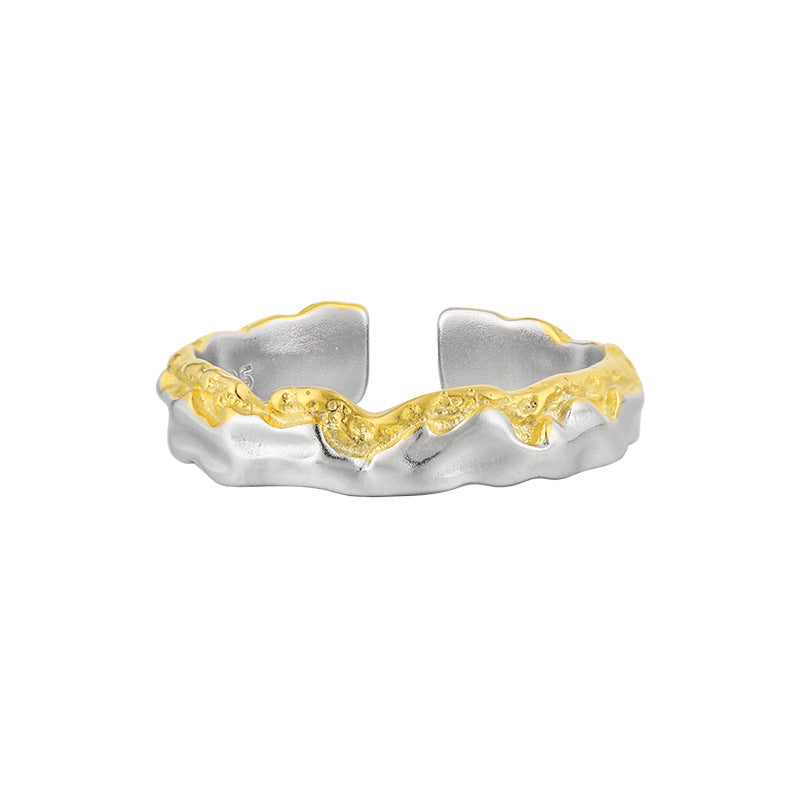 Molten Lava Two-Tone Open Ring – image 7