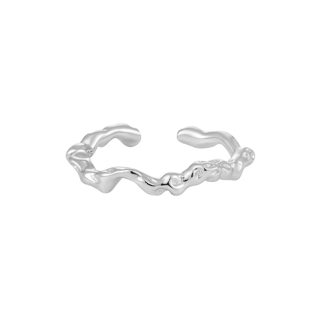 Organic Molten Textured Open Ring – image 7