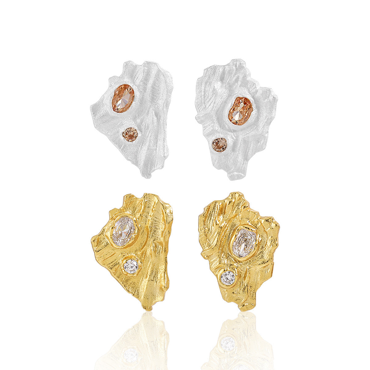 Molten Stud Earrings