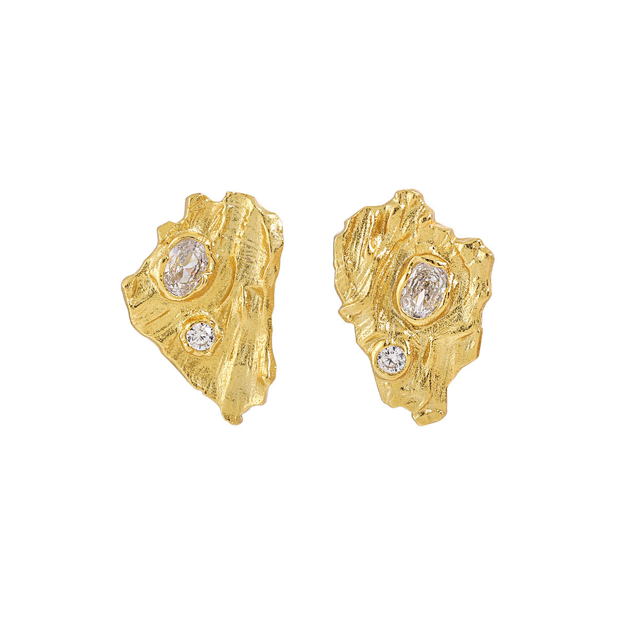 Molten Stud Earrings – image 6