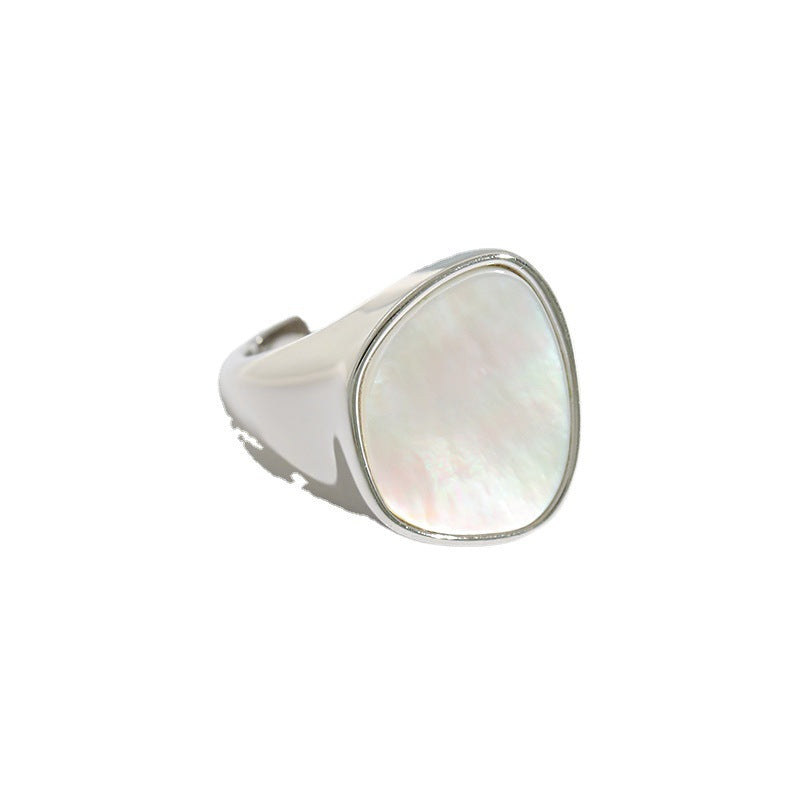 Organic Mother of Pearl Ring – image 5