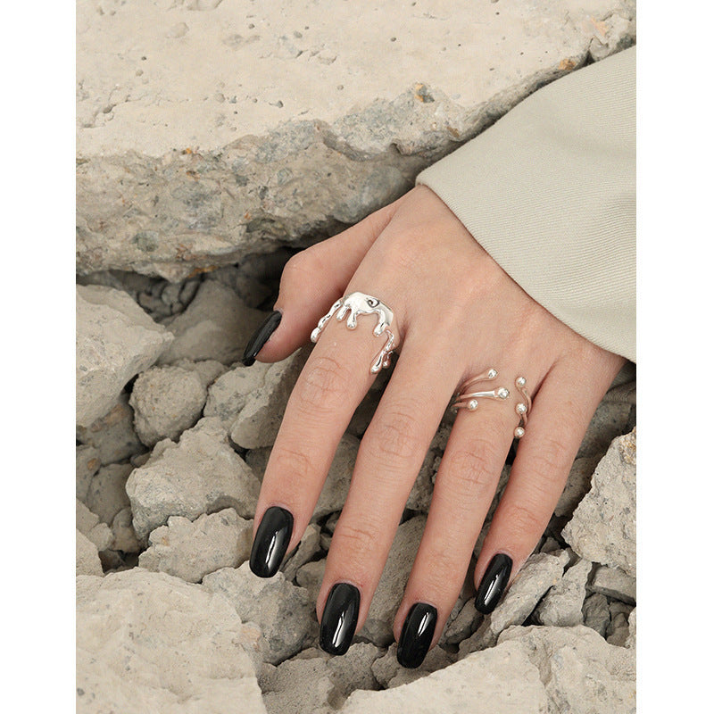 Multi-Strand Ball-End Wrap Ring – image 4