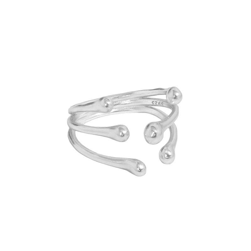 Multi-Strand Ball-End Wrap Ring – image 5