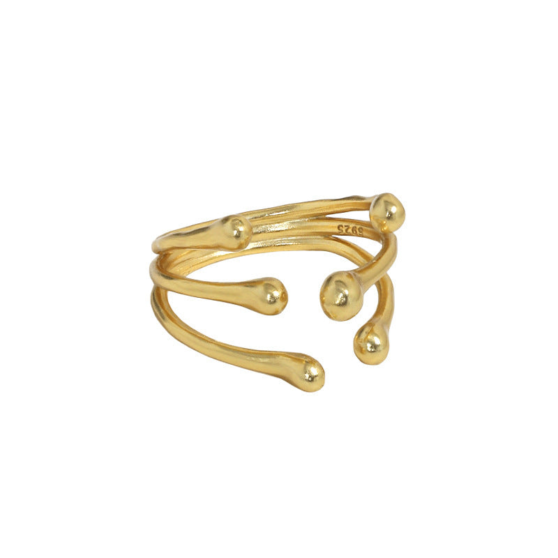Multi-Strand Ball-End Wrap Ring – image 7