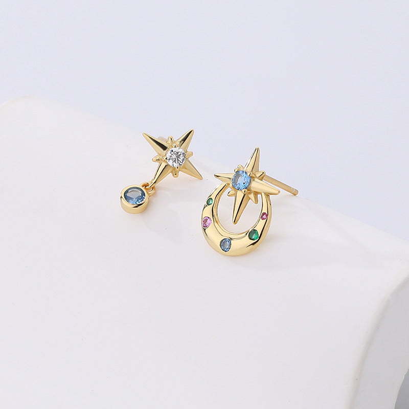 Multicolored Zircon Drop Earrings – wholesale earrings in bulk
