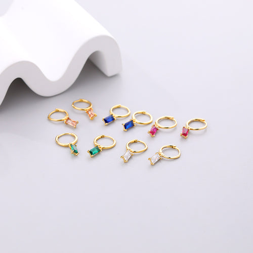 Multicolored Zirconia Earrings – wholesale earrings in bulk