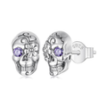 Mysterious Skull Halloween Stud Earrings