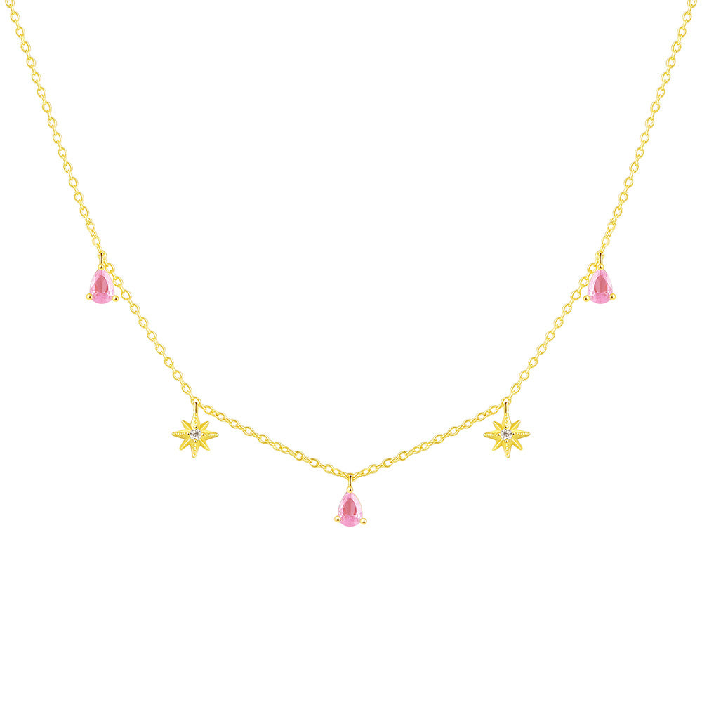 Necklace with Colorful Cubic Zirconia – image 7