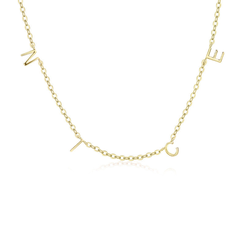 "NICE" Letter Necklace