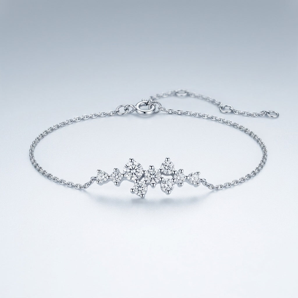 Nine-Stone Moissanite Bracelet