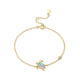 Bracelet / synthetic opal
