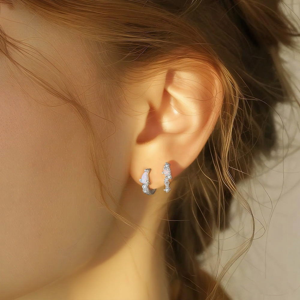 Opal and Zircon Earrings – image 5