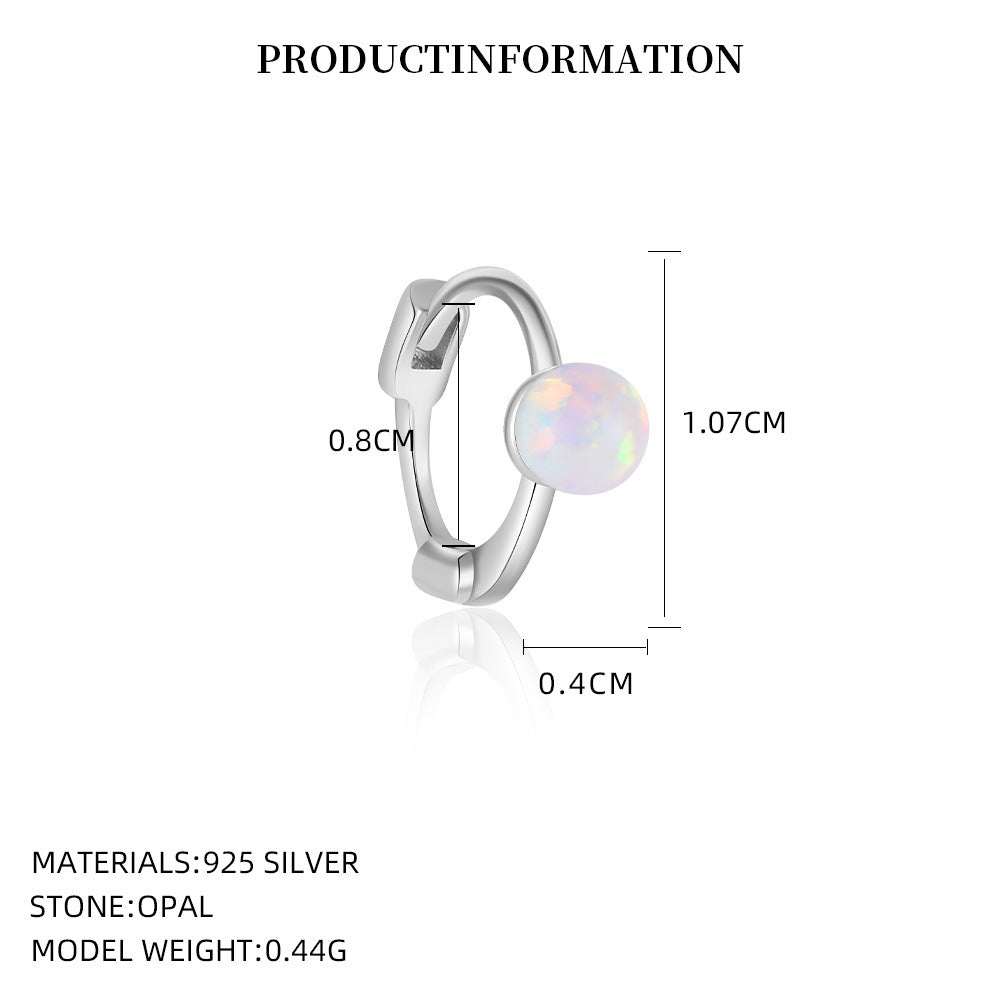 Opal and Zircon Earrings – image 6