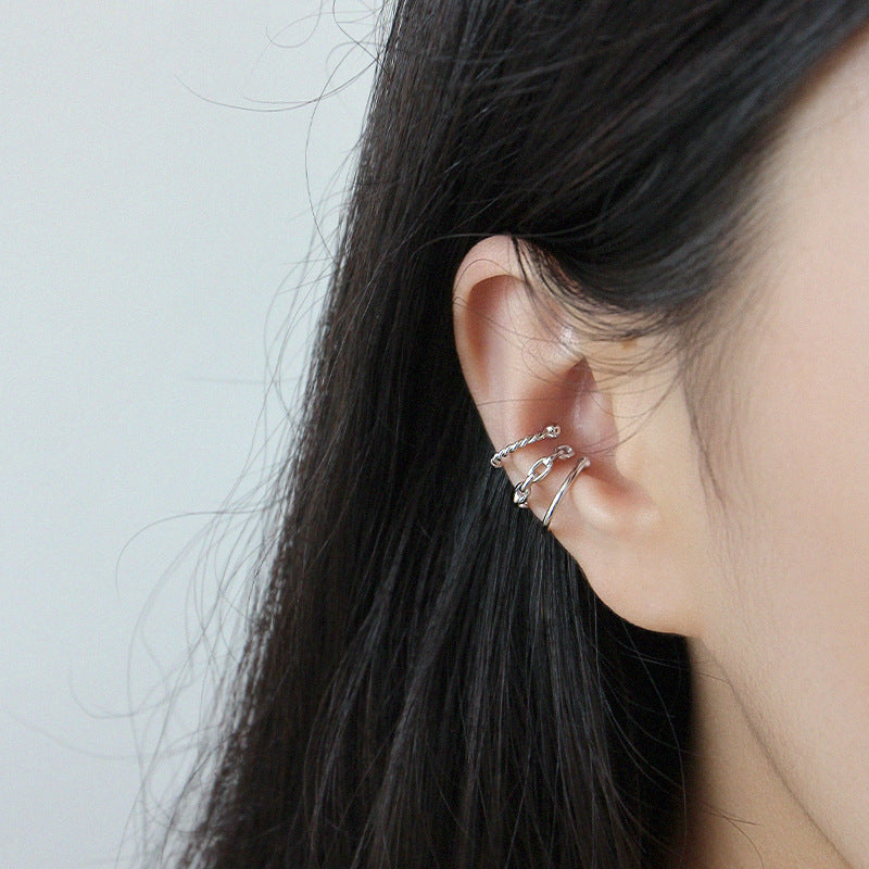 Modern Assorted Open Ear Cuffs, Gold Plated – image 4