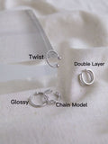 Modern Assorted Open Ear Cuffs, Gold Plated – image 6