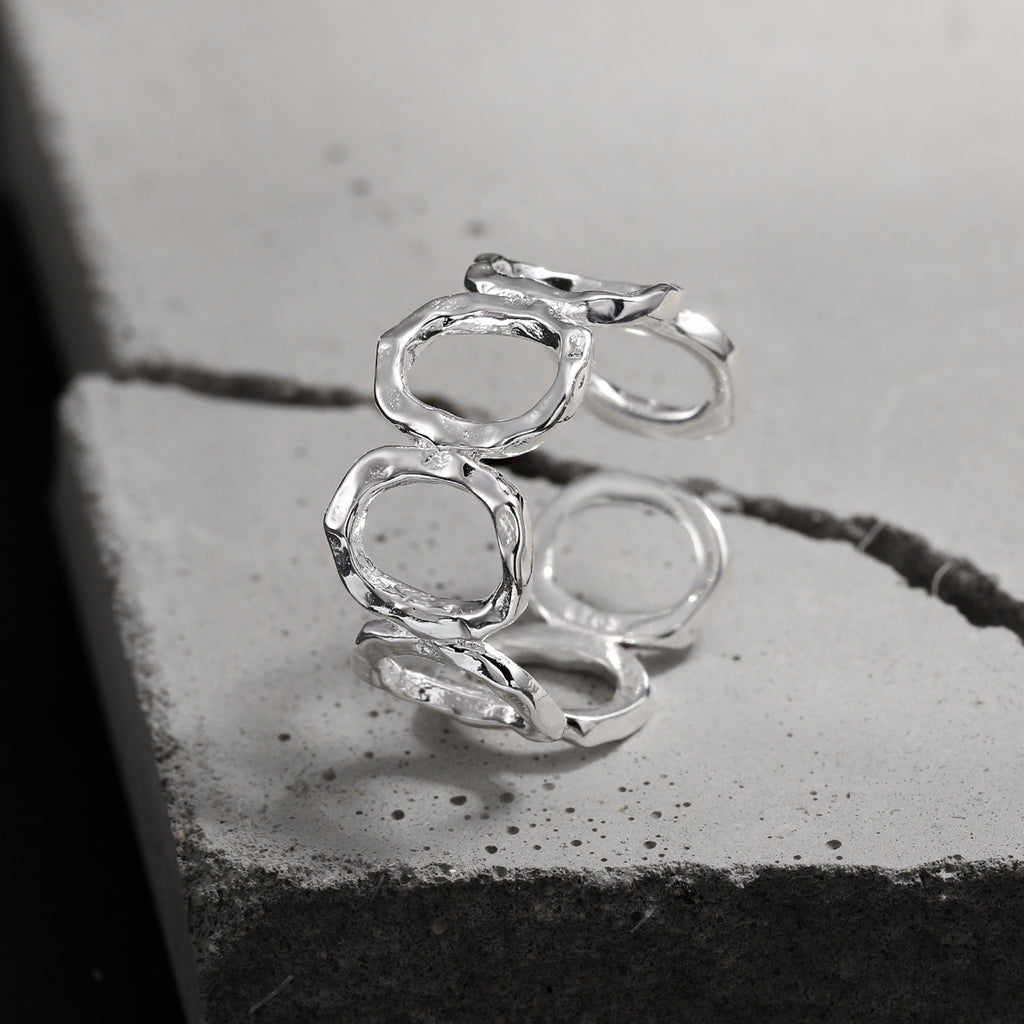 Sculptural Openwork Statement Ring – detail view 3