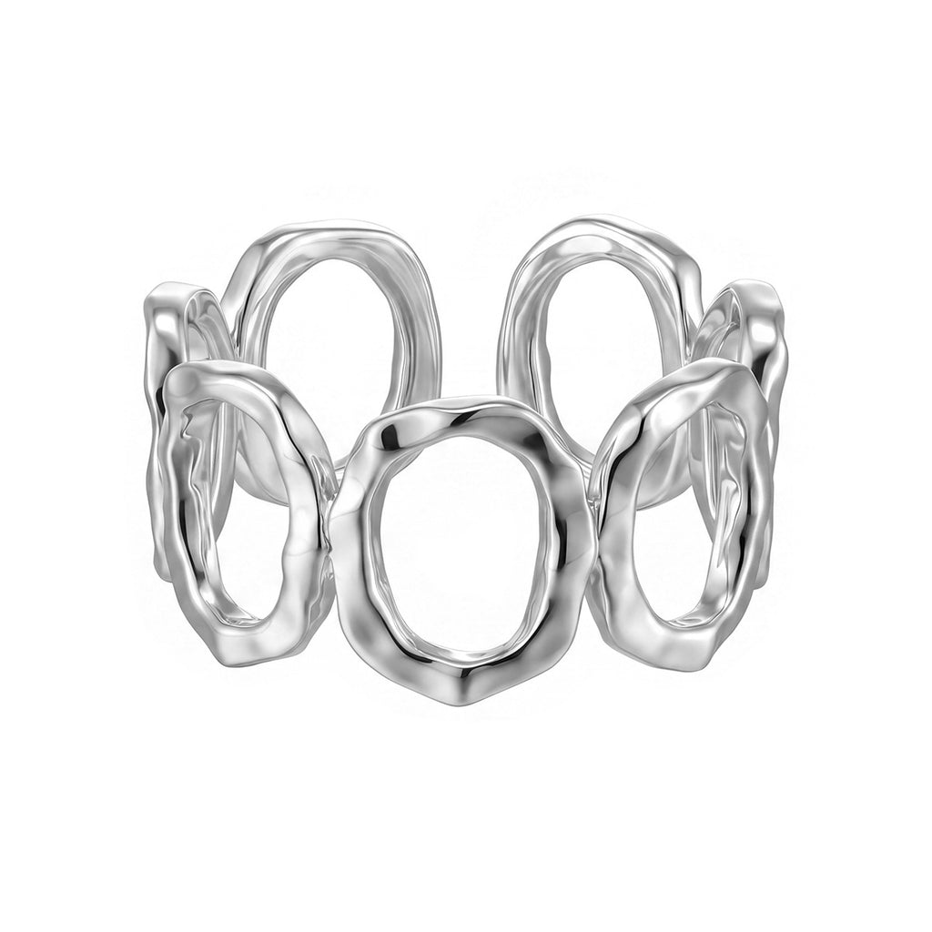 Sculptural Openwork Statement Ring – image 6