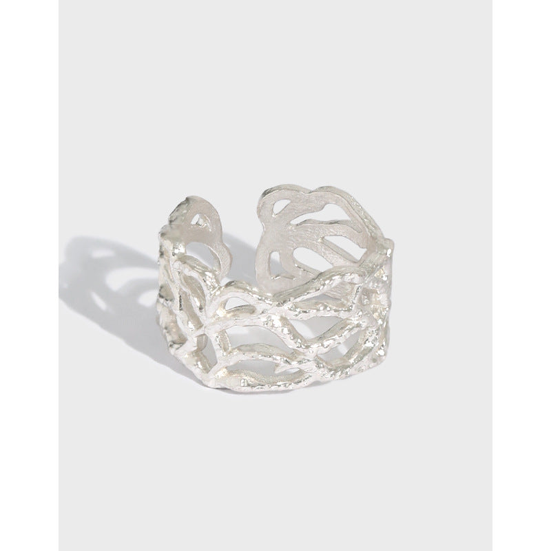 Organic Openwork Woven Ring