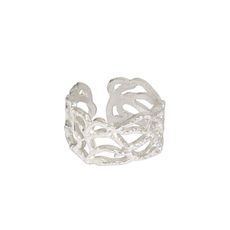 Organic Openwork Woven Ring – image 5