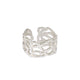 Silver / US6.5 #opening adjustable