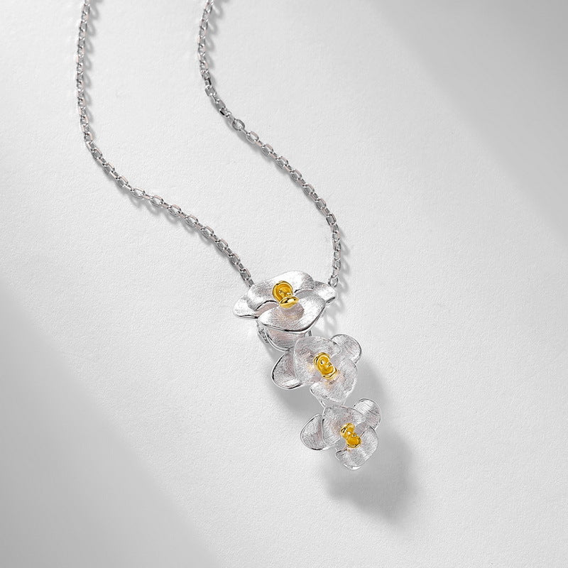 Orchid Necklace – wholesale silver necklaces