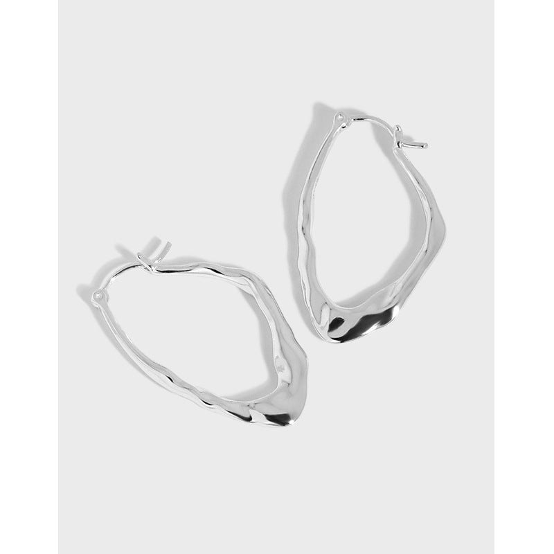 Organic Irregular Hoop Earrings