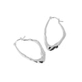Organic Irregular Hoop Earrings – image 6
