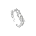 Organic Openwork Molten Statement Ring – image 6