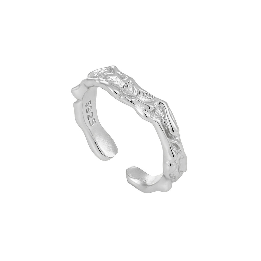Organic Openwork Molten Statement Ring – image 8