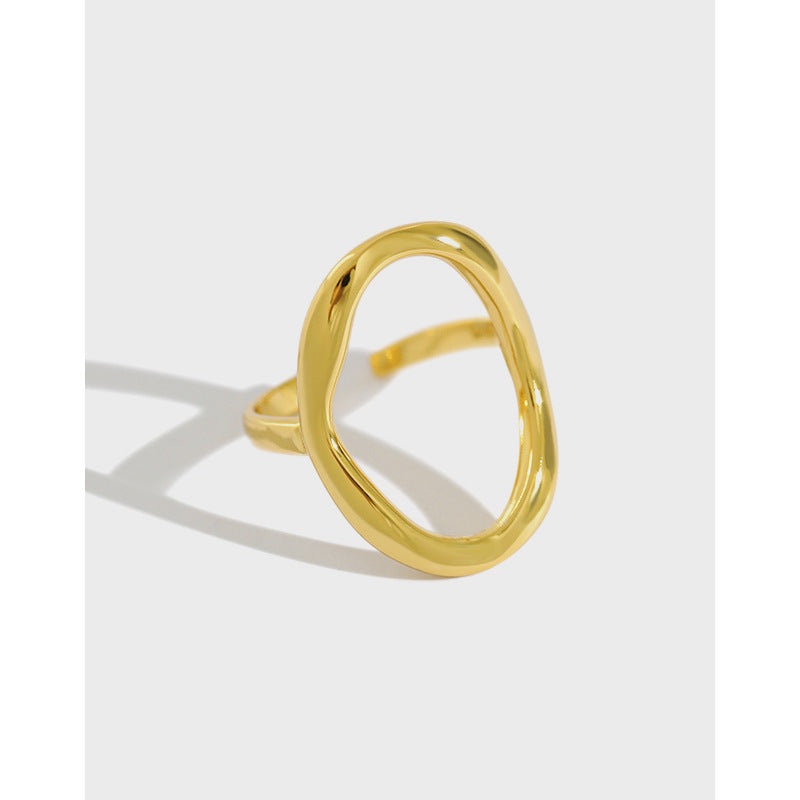 Geometric Irregular Hollow Ring