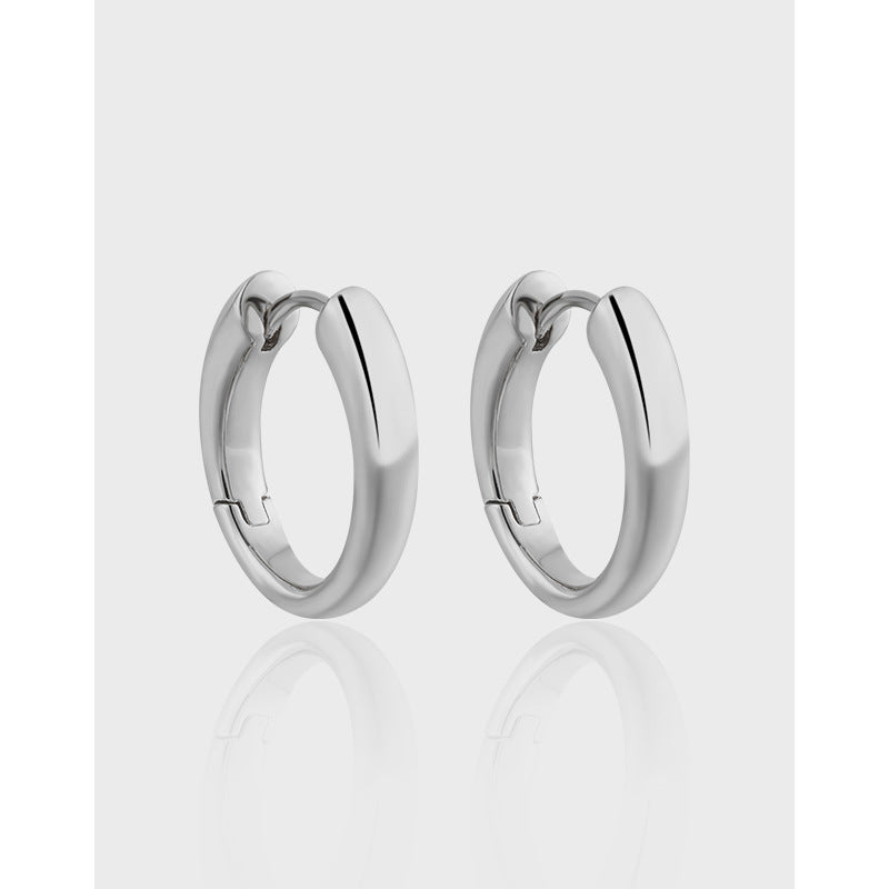 Oval Hoop Earrings 8/10/12mm