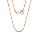 Oval Link Chain Necklace 1.2mm – image 6