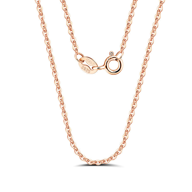 Oval Link Chain Necklace 1.2mm – image 6