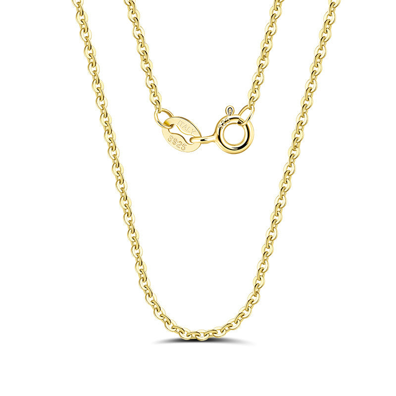 Oval Link Chain Necklace 1.2mm – image 7
