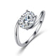 Rhodium Plated / US size 5 #