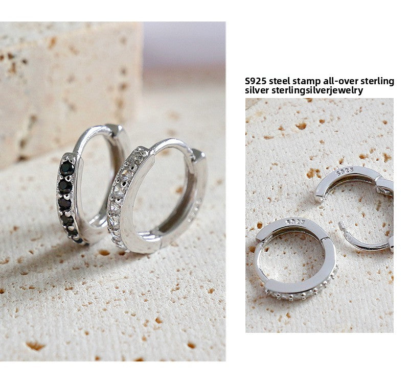 Pavé CZ Huggie Hoop Earrings – earring hoops in bulk
