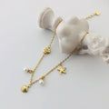Ocean Charm Shell Pearl Bracelet