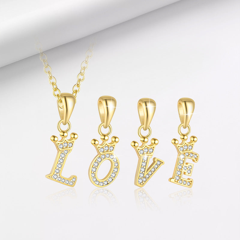 Pendant Set with Zircon
