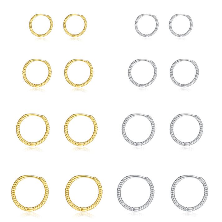 Plain Hoop Earrings