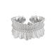 Rhodium Plated / US7 # adjustable