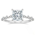 Princess Cut CZ Marquise Accent Ring – image 6