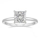 Rhodium Plated / US size 4